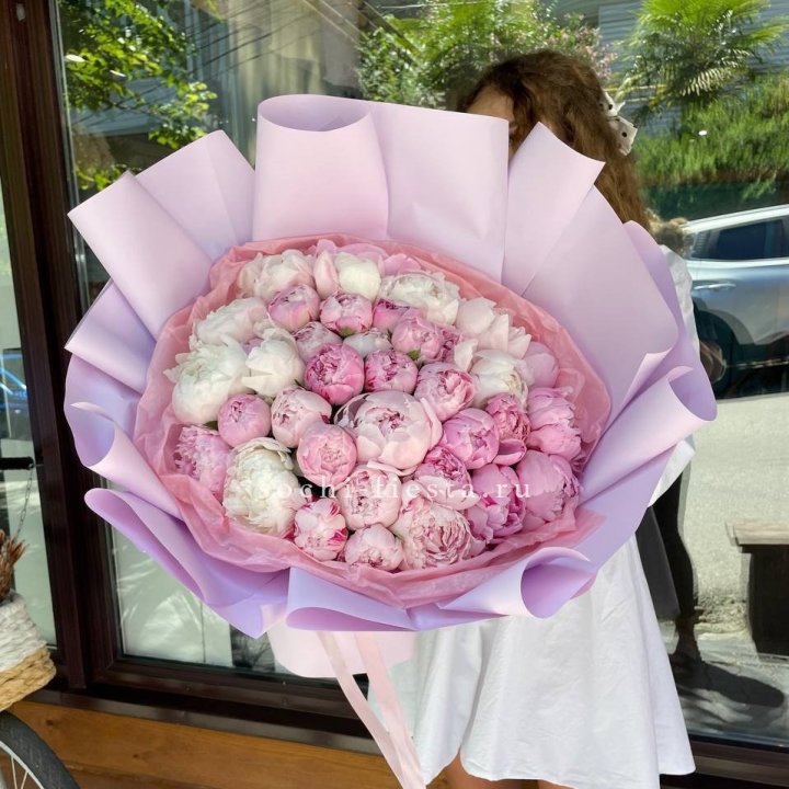 51 розовый пион в Оренбурге