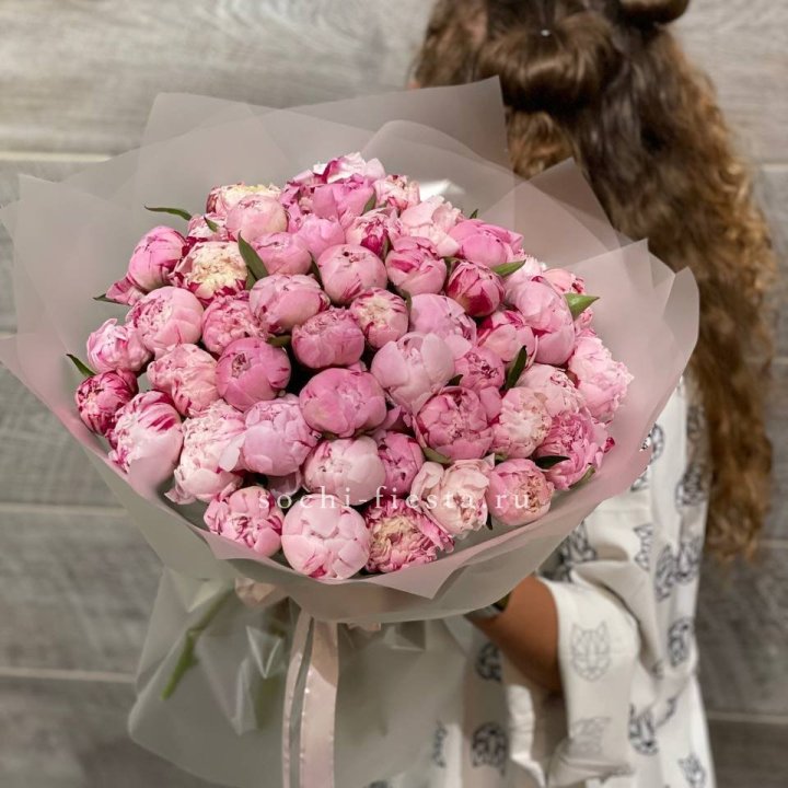 51 розовый пион в Оренбурге