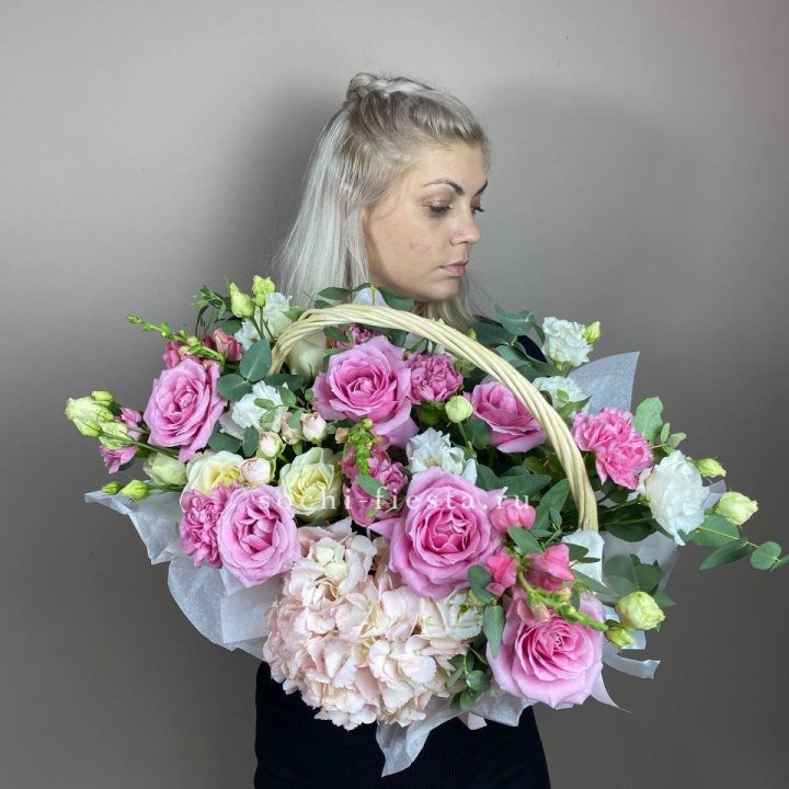 Цветочная корзина № 5 в Оренбурге